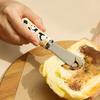 Cuchillo para mantequilla de acero inoxidable Panda mango de cerámica cuchillo para untar pan tostado mermelada mantequilla de maní
