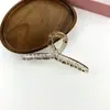Pinza de Cabello Transparente Gris Distinctiva de 85 Grados para Mujer, Pinza Grande de Tiburón, Pinza de Placa, Pinza para la Parte Posterior de la Cabeza, Accesorios Elegantes para el Cabello