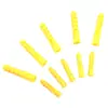 Yongda Redondo Plástico Expansión 6mm Pequeño Croaker Amarillo Tornillo de Expansión Cuadrado Nylon Auto-roscante Tubo de Expansión para Decoración