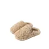 Pantuflas de algodón antideslizantes para hombre, nuevo estilo otoño/invierno 2026, engrosadas y forradas de felpa para abrigar, con una sensación suave y acolchada, adecuadas para uso en interiores