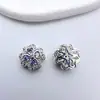 Zirconia Micro-Pavimentada que Conserva el Color, Trébol de Cuatro Hojas, Separadores de Múltiples Agujeros, Cuentas Sueltas, Material para Pulseras, Collares, Accesorios de Cuentas DIY