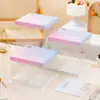 Caja de Embalaje Transparente Cuadrada para Pastel con Base Gruesa, de una Sola Capa/Doble/Triple, Caja para Pastel de 4 pulgadas 6 pulgadas 8 pulgadas 10 pulgadas, Caja de Regalo