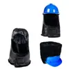 Capacete de Segurança de Algodão à Prova de Frio e Anti-Impacto para o Inverno, Padrão Nacional, para Canteiro de Obras, com Forro de Lã Quente e Espesso, Proteção Auricular à Prova de Vento para Homens