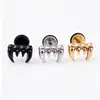 Novas Moda Retro Dente de Lobo Personalizado Masculino Aço Titânio Brincos Atacado Aliexpress Europeu e Americano Transfronteiriço Punk Brincos