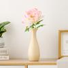 Jarrón Cerámico Beige Estilo Ins Minimalista Shumen, Pieza Decorativa de Lujo Ligero de Gama Alta para Sala de Estar Arreglo Floral Hidropónico