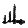 Tornillos Autorroscantes de Cabeza Avellanada Cruzada Antióxido Zinc Negro Punta Ka Cabeza Plana Tornillos para Carpintería M2 M3 M4 Fabricante en Stock