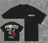 Camiseta de manga corta estilo Harajuku 2025, con estampado frontal y trasero, nueva camiseta de moda, fácil de combinar, top de manga corta, gran oferta.