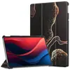 Aplicável à capa protetora para tablet Lenovo Xiaoxin M11 de 11 polegadas 2024 com suporte de três dobras tipo caster e sucção magnética