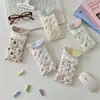 5782 Bolsa Acolchoada Macia Acolchoada para Armazenamento de Óculos para Meninas, Estojo Portátil Anti-Pressão para Armazenamento de Óculos de Sol, Estojo de Óculos de Mão