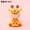 Decoraciones para Pastel de Zoológico del Bosque Oso Conejo León Jirafa de Goma Suave Tema de Cumpleaños Enchufe para Mesa de Postres