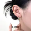Aretes Mobius para Mujer con Orejas Perforadas, No Necesitan Quitarse los Aretes para Dormir, Aretes de Acero de Titanio, Clavos de Hueso de Oreja, Aretes de Aro Lisos para Mujer