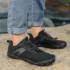 Nuevos zapatos de senderismo para exteriores para parejas, zapatos deportivos casuales de cinco dedos tipo barefoot para hombres y mujeres, zapatos antideslizantes para vadear y seguir arroyos para hombres