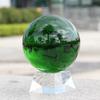 Fábrica direta transparente bola de cristal ornamentos criativo bola de vidro cor bola de cristal casa ornamentos arte decorações