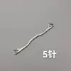 Juego de 18 piezas de accesorios para máquina de tejer computarizada, que incluye agujas de coser a mano, agujas de doble punta, ganchos de crochet de doble punta, agujas de osmanthus y agujas para puntos hacia adelante y hacia atrás, así como agujas para remendar