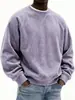 Plataforma de Moda Independiente Transfronteriza 2025 Sudadera Casual de Pana para Hombre con Cuello Redondo para Primavera y Otoño Ropa de Hombre