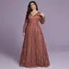 Vestidos de Verano al por Mayor con Escote en V Profundo en Varios Colores, Atuendos para Eventos, Conjuntos de Cumpleaños de Manga Larga