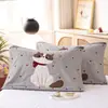 Nuevo juego de fundas de almohada domésticas gruesas de ocho capas, apto para todas las estaciones, hecho de algodón