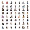 60 Grupos de Chicas de Corea del Sur Lisa Jin Zhixiu Jin Jenny Park Caiying Pegatinas Pequeñas de Personalidad de Alto Valor Pegatinas para Carcasas de Teléfono Móvil