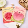 Notas Adhesivas de Frutas de Dibujos Animados Estilo Ins Etiquetas de Notas para Estudiantes Pegatinas Memo de Mensajes Marcador de Oficina Pegatinas Reutilizables