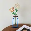 Adornos de Florero Impresos Coloridos para Entrada, Sala de Estar, Nuevo Modelo 2026 para Sala de Estar, Dormitorio, Escritorio de Oficina, Decoraciones Florales Creativas