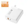 Cargador AC de 200W Adaptador de 5V2A12W Carga Rápida Qc3.0 Pd20W25W Cabezal de Carga para Teléfono Móvil Carga Rápida de 25W