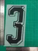 2026 Cuerpo de Caballo Colección Negra Talla Adulto A+ Número de Jersey Letras Pegatinas de Transferencia Térmica para Jerseys