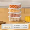 Caja de Almacenamiento de Alimentos Conservación de Verduras Capa Congelador Carne Congelada Refrigerador Almacenamiento de Alimentos Compartimento para Frutas Caja de Almacenamiento Apta para Microondas