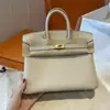 Bolsa 2024 Estilo Nuevo Bolsa Platino Bolso de Mujer Cuero Genuino Bolso de Mujer Bolso de Mano Kelly Punta Capa Piel de Vaca Hombro Cruzado