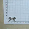 Estilo Coreano 5cm Accesorios de Lazo de Puntos Huecos Hechos a Mano DIY Pegamento de Crema Pinza para el Cabello de Niña Zuecos Bolsa Sombrero