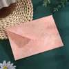 Artículos de Stock Estilo Europeo Patrón en Relieve Sobre Sensación de Alta Gama Estilo Chino Color Tarjeta de Invitación Tarjeta de Felicitación Papel de Carta Venta al por Mayor Carta de Invitación