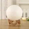 Luz de lua 3D pintada à mão DIY luz de estrela luz de lua LED quarto mesa de cabeceira atmosfera luz noturna estúdio luz de pintura colorida