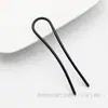 Eletroforese retenção de cor fosco série preta antigo hairpin step material principal diy acessórios de jóias