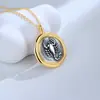 Al por mayor Nuevo Vintage Plata Tailandesa Moneda Antigua Escorpión Colgante para Mujer Diseño de Nicho Lujo Ligero S925 Plata de Ley Collar Joyería