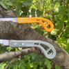 Productos de fábrica de origen Pequeña sierra japonesa mini sierra de jardín sierra de cola de milano gris amarillo acero al manganeso diente fino sierra de cóctel