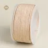 Corda Redonda Pequena 2mm 3mm Pulseira Artesanal Cordão para Colar Cordão para Pingente Fio para Joias Cordão DIY Venda por Atacado