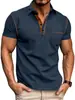 Camiseta de manga corta para hombre de talla europea, nueva de verano, superventas europea y americana de Temu, polo deportivo casual de comercio exterior