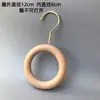 Ganchos para tienda de ropa ganchos en S perchas de cuerda de cáñamo ganchos para abrigos accesorios de exhibición tabla para colgar de madera maciza pinzas para pantalones anillos para bufandas