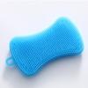 Cepillo de aislamiento térmico TPE sin aceite de silicona en forma de jabón para olla y plato, estropajo de plástico multiusos