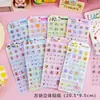 Pegatinas de Relieve Estéreo de Dibujos Animados Lindas Divertidas 3D Luminosas de Diamantes de Cristal Pegatinas Decorativas para Funda de Teléfono de Niña