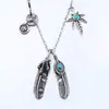 Accesorios de cadena de puente alto de acero de titanio Steel Warrior, joyería de acero inoxidable de moda al por mayor, collar con colgante de marca de moda con personalidad