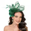 Acessório de Cabeça de Renda com Penas para Noiva, Venda Quente na Amazon, para Festival de Corridas de Cavalo, Chá da Tarde e Festa de Dança, Fornecimento Atacadista de Acessórios de Cabelo