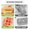 Forma de Gelo de Silicone para Uso Doméstico, Bandeja de Gelo para Geladeira com Tampa de Pressão, Fabricador de Cubos de Gelo, Mini Bandeja de Gelo de Grau Alimentício