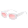 Gafas de Sol Cuadradas Nuevas Transfronterizas, Venta Caliente Internacional al por Mayor, Cuadradas Simples Multicolores, Versátiles de Colores para Mujer
