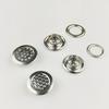 Diamante de metal Un botón de ojo de aire para taladro con accesorios de herrajes de botón de diamante Decoración de bolsa DIY Hebilla de ojo