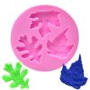 Molde de silicona con forma de hoja de arce para hornear, molde decorativo para pastel de chocolate y azúcar, molde para hornear DIY