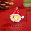 Pingente de resina de Natal Pingente de boneco de neve de resina de Natal DIY acessórios de joias Amazon fornecimento transfronteiriço