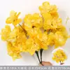 Peça única elegante flor amarela casamento teto flor casamento materiais decoração fundo casamento arte floral arranjo flor artificial materiais amarelo