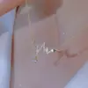Venta Caliente Internacional Transfronteriza Tema de Moda Personalizado Micro-incrustación de Zirconio Completo V Grande Clásico Acero Titanio Chapado en Oro Real de 18K Colgante Clavícula