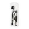 Cepillo de Doble Cabeza de Acero Inoxidable Cepillo para Máscara Peine Cepillo Cardado de Aguja de Acero para Pata de Mosca Cepillo para Máscara Segmentado Parcial Pequeño