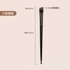 Pincel para difuminar maquillaje, maestro con pincel corrector T301, pincel para difuminar doble esponja, delineador de ojos negro, pincel para el surco lagrimal